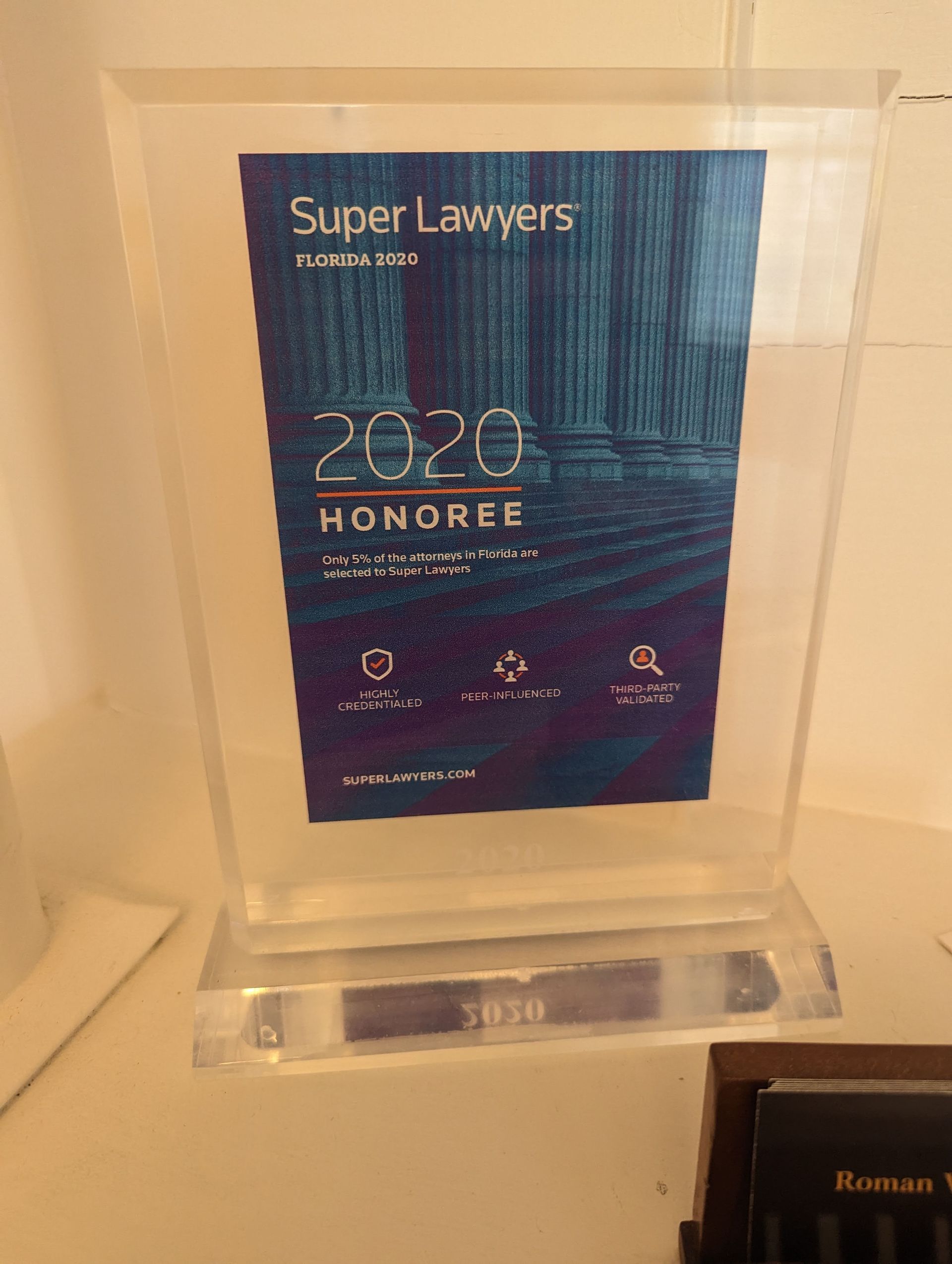 2020 Super Lawyers Certificates – Summerville, SC – Charpia & Hammes, Attorneys at Law