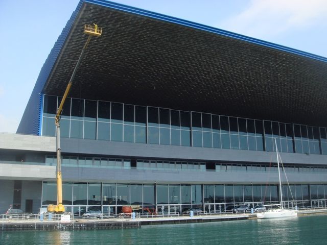 Un padiglione della Fiera di Genova