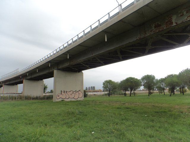 Un viadotto autostradale