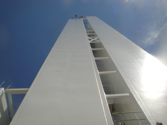 Una torre industriale