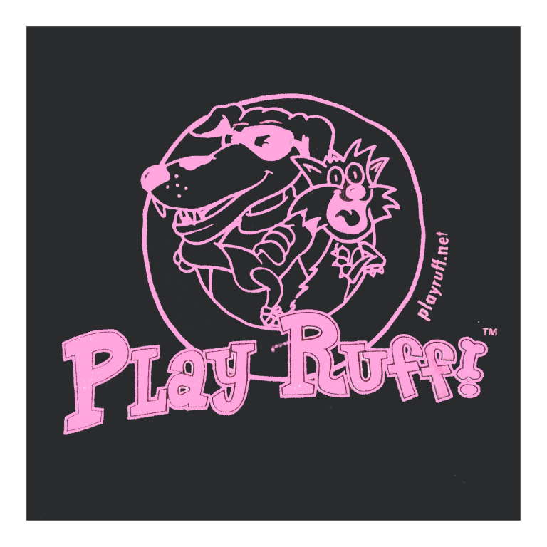 Play Ruff Logo T-Shirt Child Pink