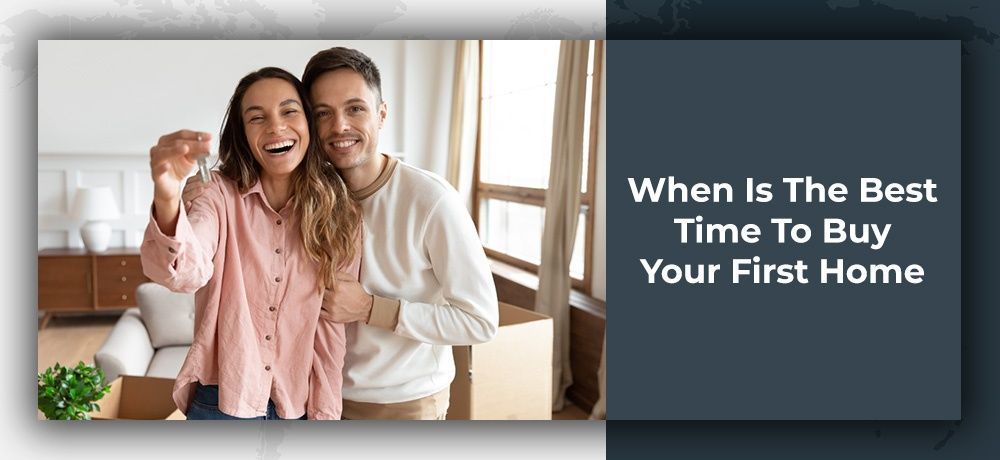 a man and a woman are holding the keys to their first home