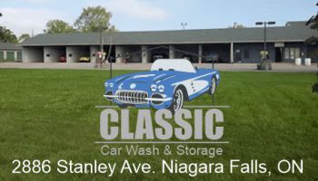 classic car wash & storage ad
