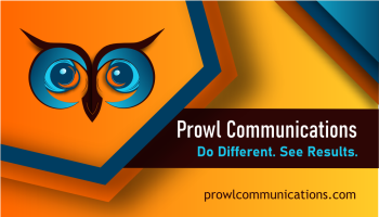 prowl communications marketing ad 
