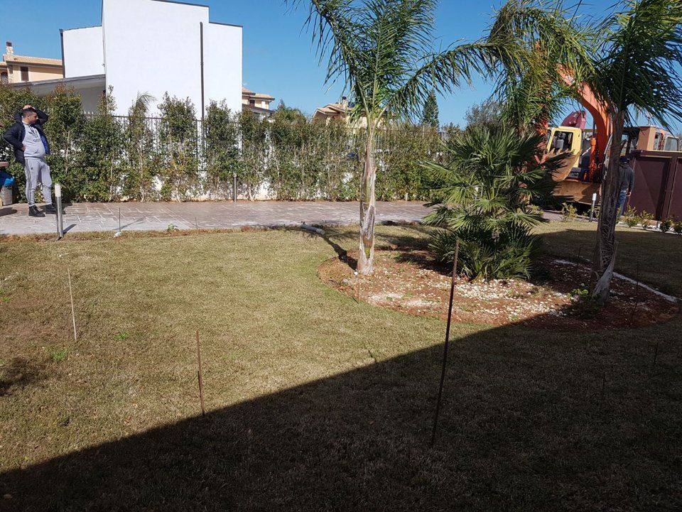 giardino in cui installare piscina