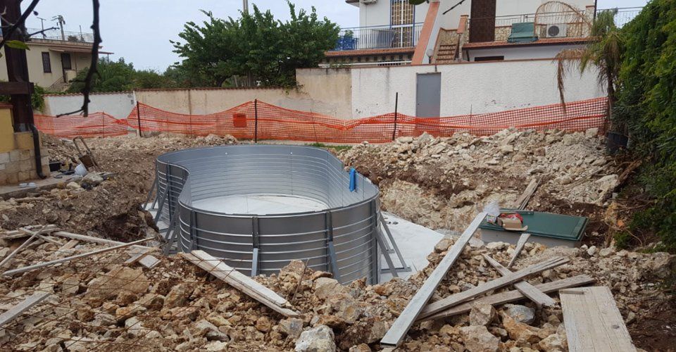 struttura con forma piscina