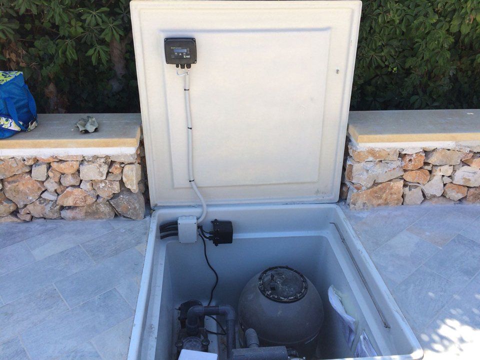 impianto con pompa piscina