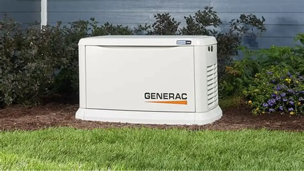 Standby generator connected to a South Carolina home’s electrical system for reliable storm backup.