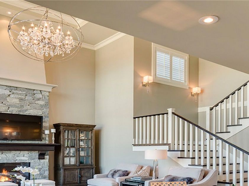Ashley River Wired custom light installation in Mount Pleasant, SC living room