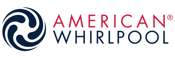 American Whirlpool logo: a swirling blue design and the words 