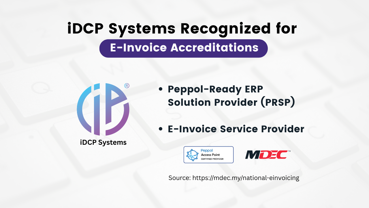 iDCP Systems E-Invoicing Service provider Peppol-ready service provider