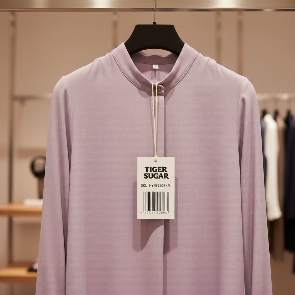 Fashion retailer's SKU Barcode