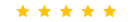 A row of yellow stars on a white background.