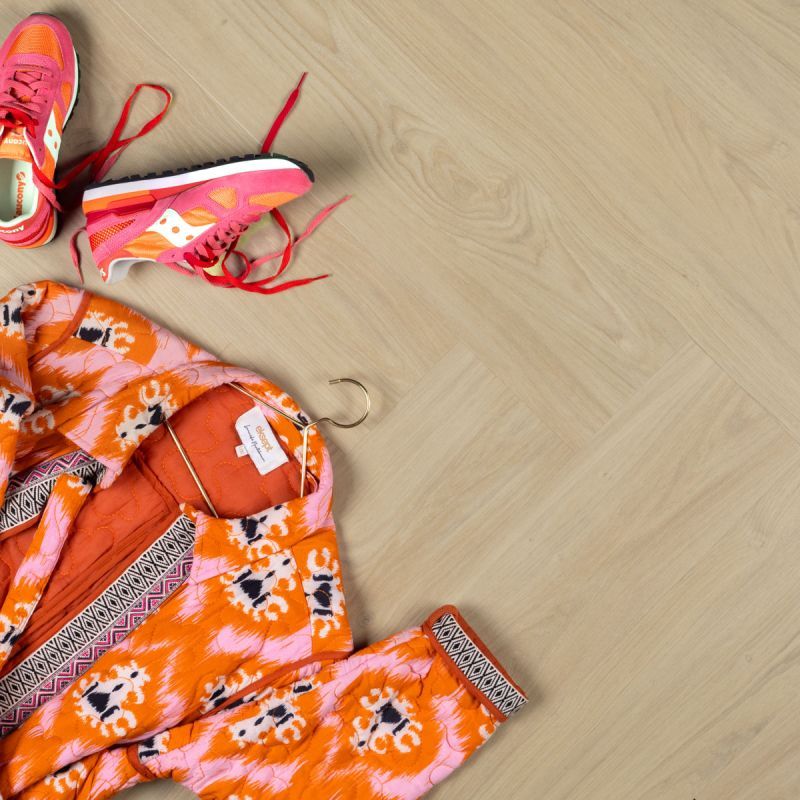 Luxury Line, Pvc slice Herringbone tiramisu