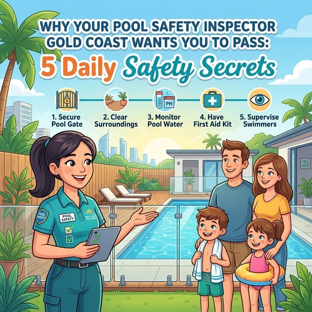 Pool Safety Poster With Inspector — Get My Pool Certified in Burleigh Waters, QLD