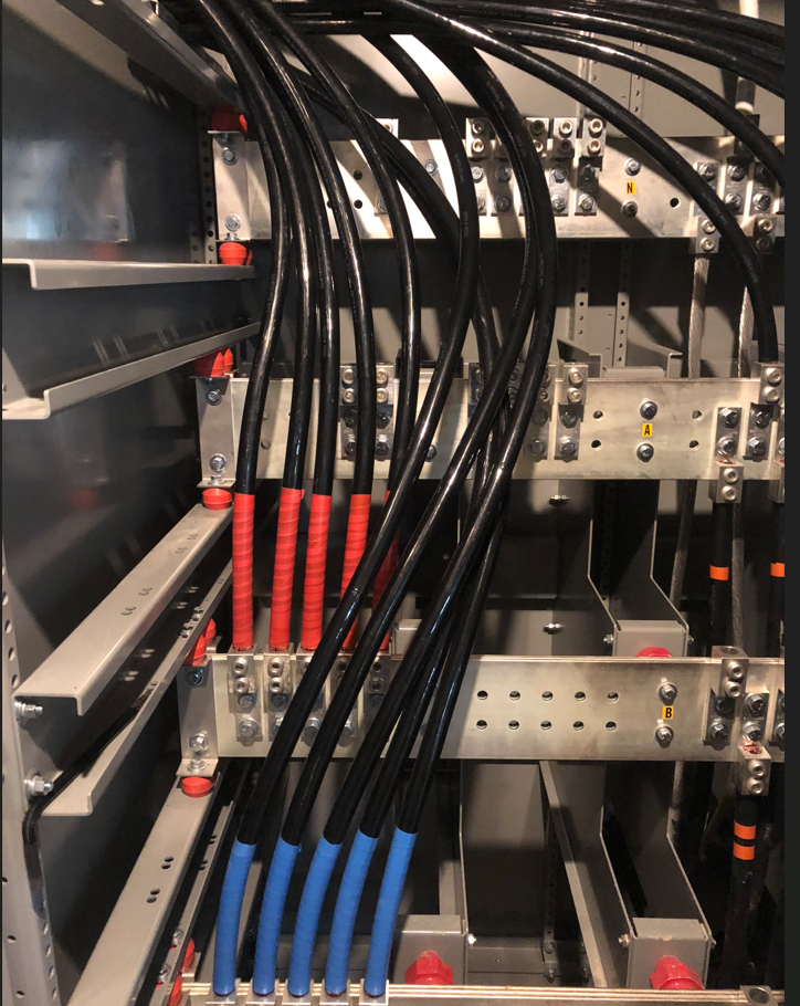 A bunch of wires are connected to each other