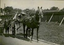 Horse drawn funeral cart - Philadelphia, PA - Nulty Funeral Home