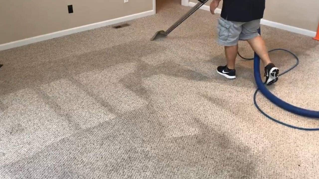 Steam carpet cleaning method