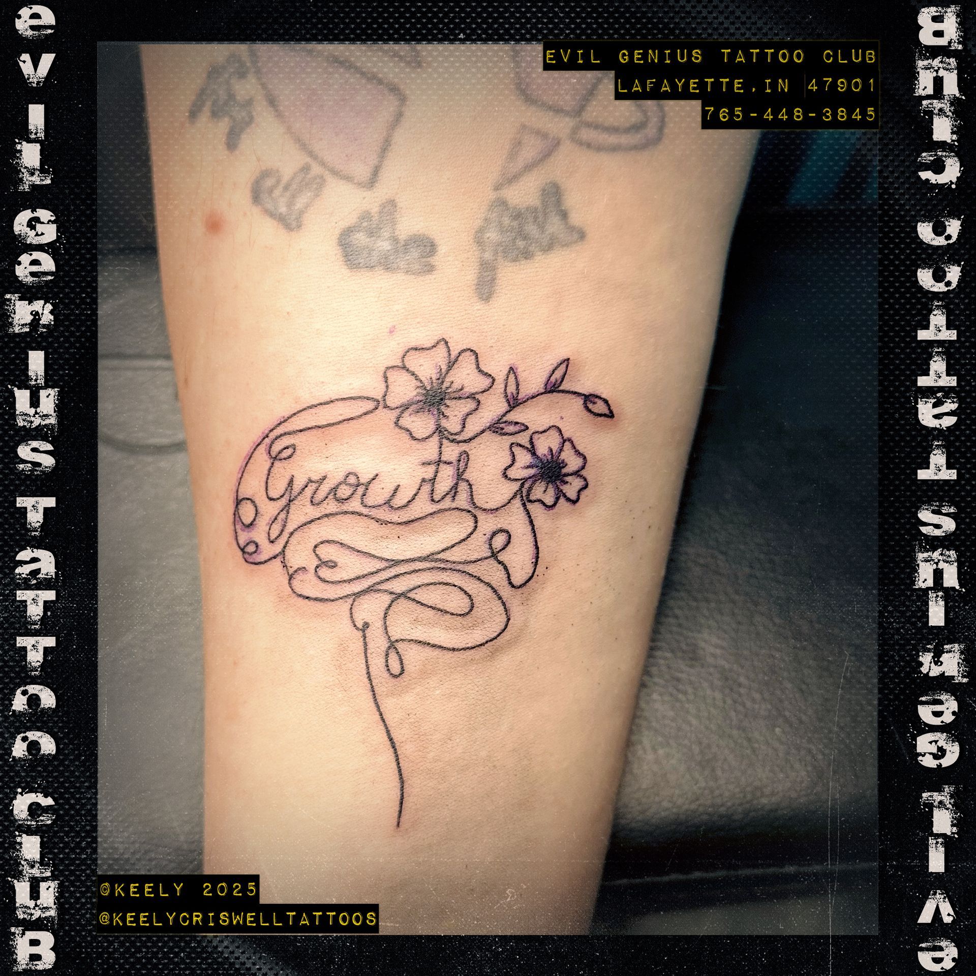 Fine Line Brain with Script 
