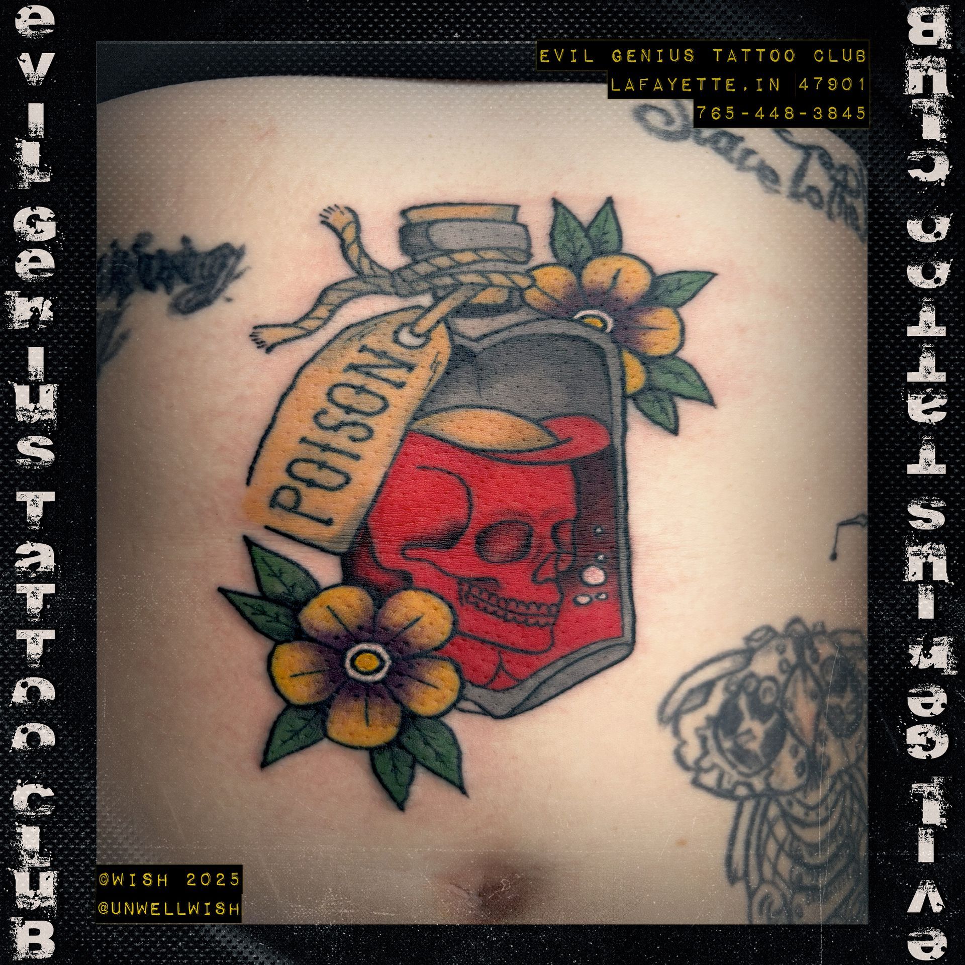 Poison Bottle Tattoo by Wish