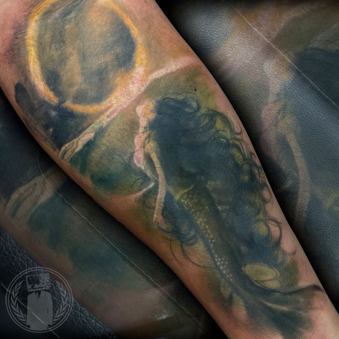 mermaid tattoo by Krist Karloff