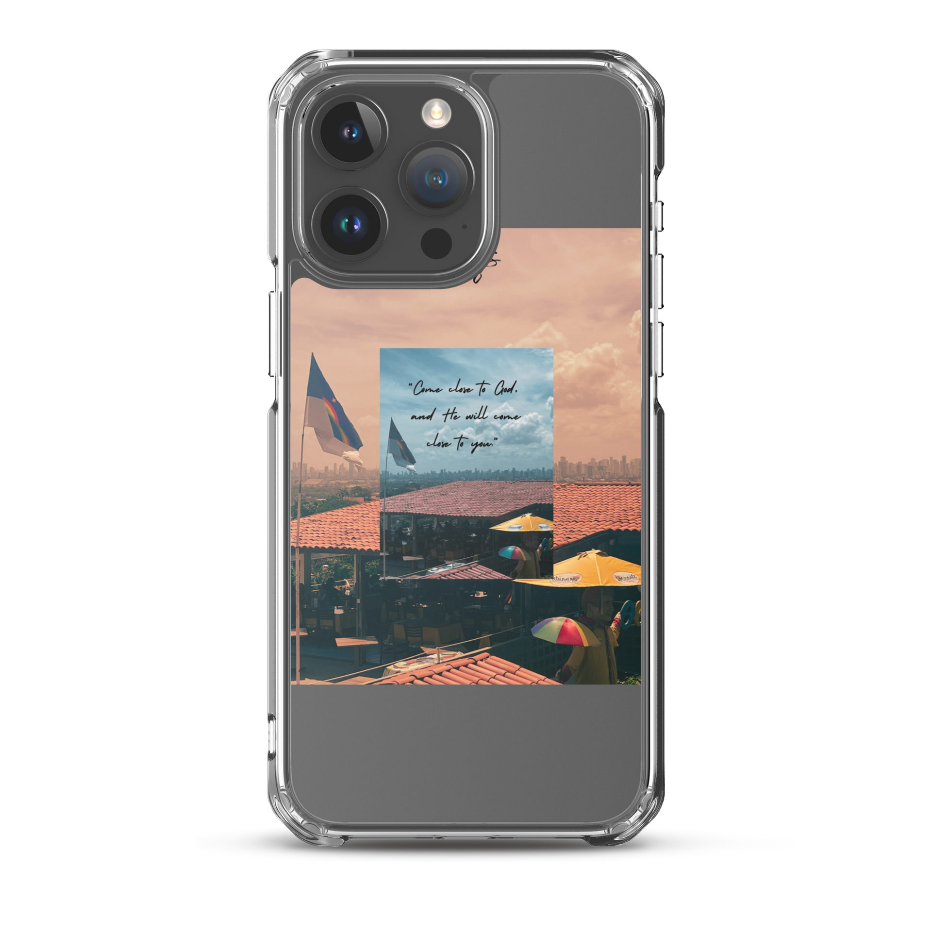 Spiritual Clear phone case Iphone 15