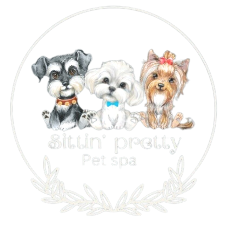 sittin' pretty pet spa logo