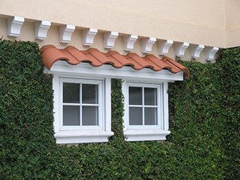 Storm shutter in a garden window — hurricane shutters Ormond Beach FL in Ormond Beach, FL