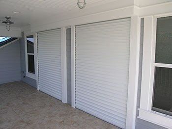 Roll up storm shutter — hurricane shutters Ormond Beach FL in Ormond Beach, FL