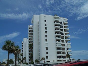 View of a building and sky — hurricane shutters Ormond Beach FL in Ormond Beach, FL