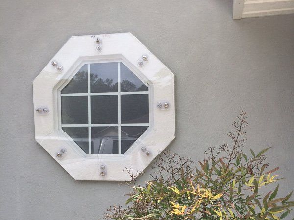 Octagon-shaped clear panel — Clear Window Panels in Ormond Beach, FL