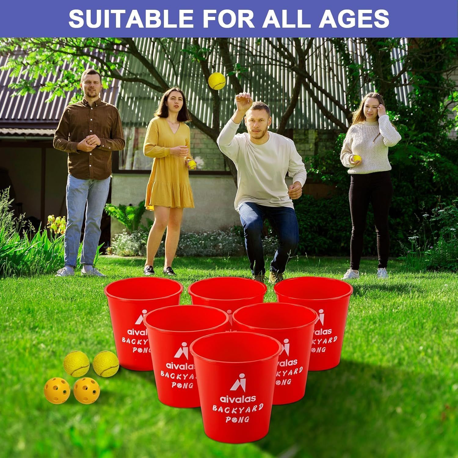 Yard Pong Outdoor Games