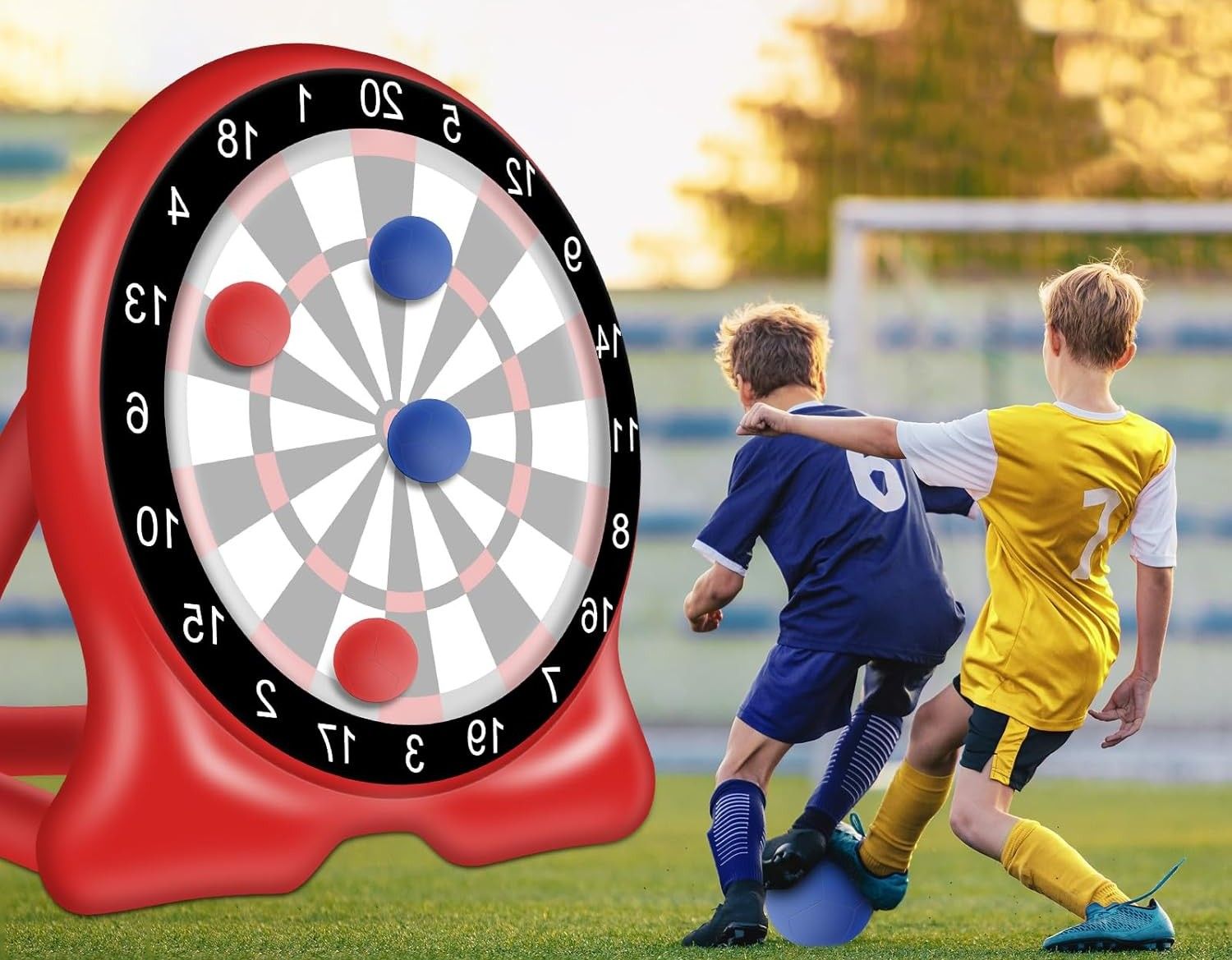 Giant Soccer Kick Golf Dartboard