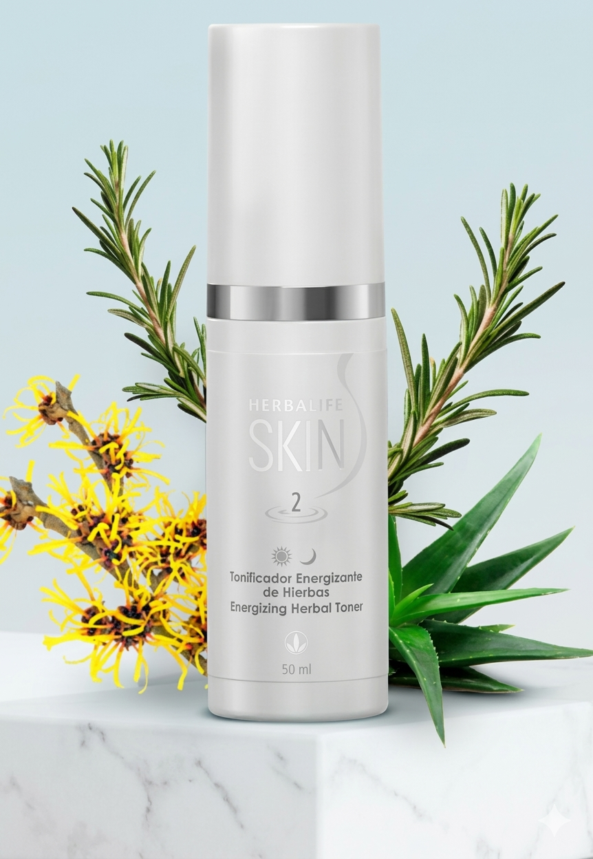 Un frasco blanco con dosificador, etiquetado como 