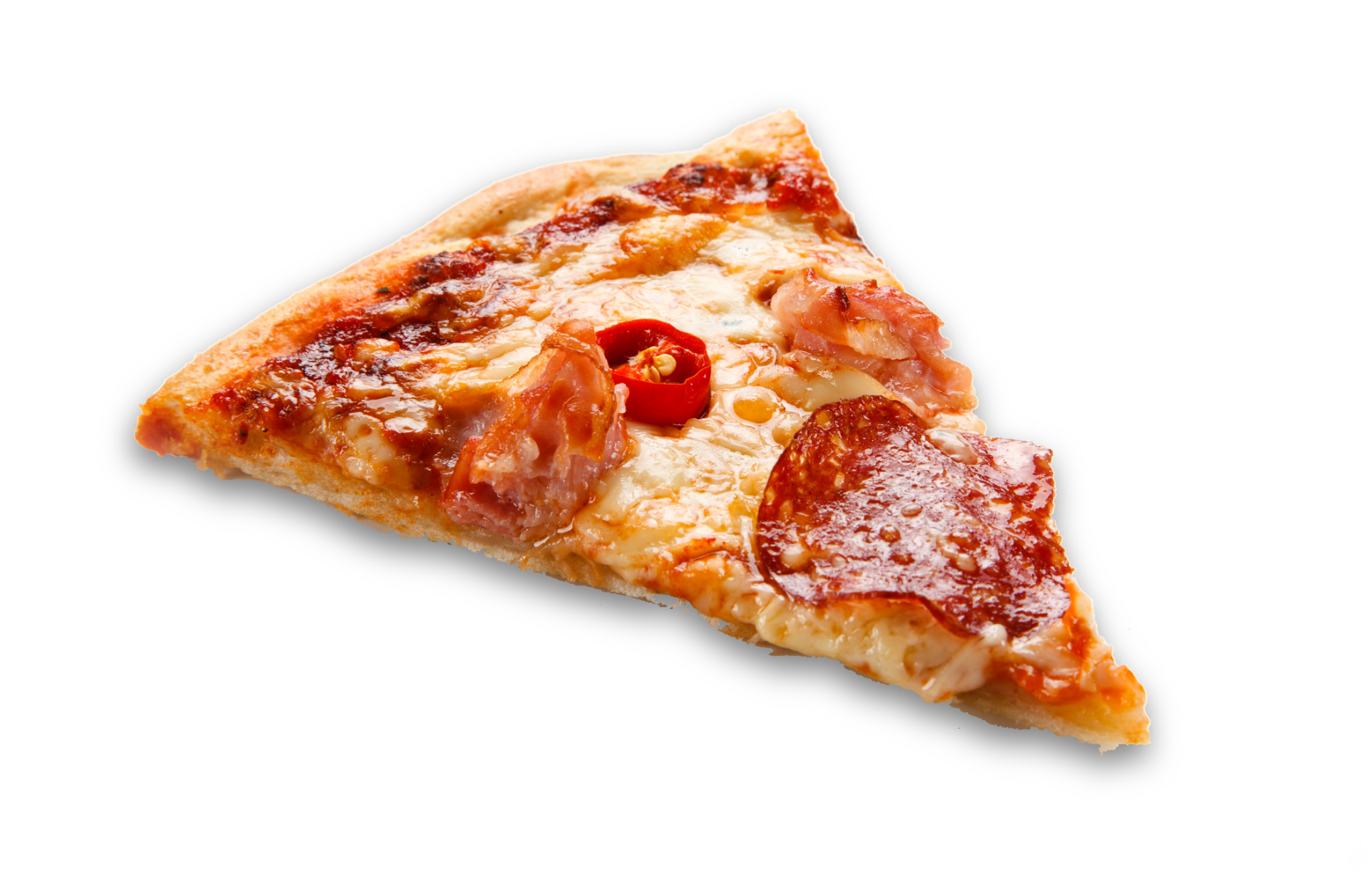 Italian Pizza — Slice Of A Pepperoni Pizza in Waterbury, CT