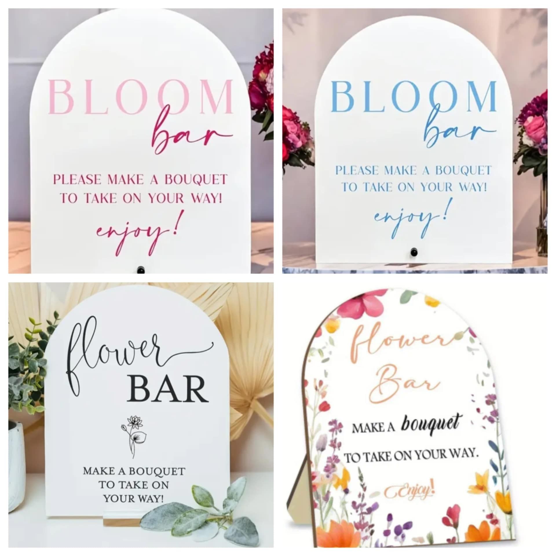 Bloom flower bar hire Derbyshire Staffordshire baby shower, hen party