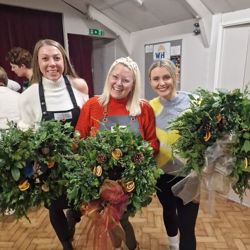 Christmas Wreath Workshop Derbyshire
