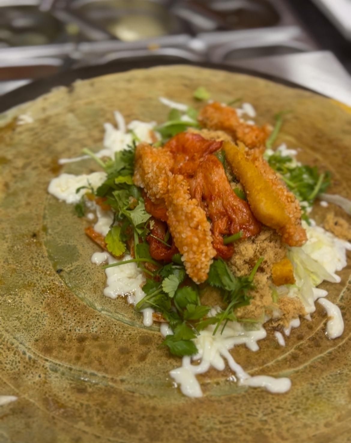 pollo e carne fritta