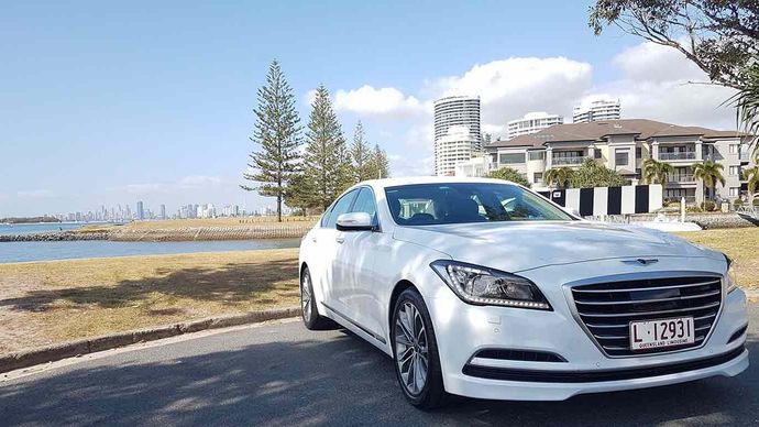 White Private Car — Limo Hire in Gold Coast, QLD