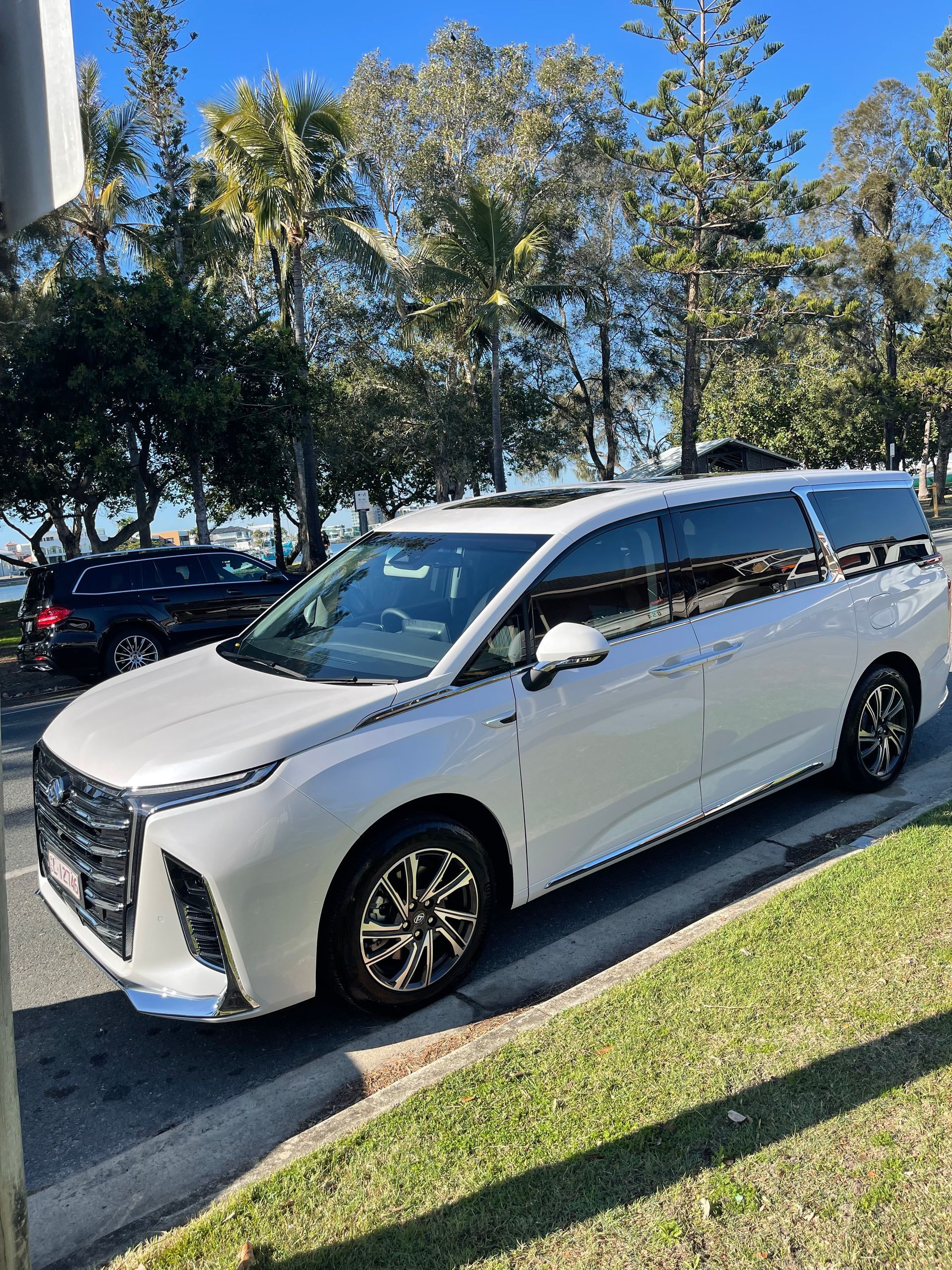 Car With LED Lights — Limo Hire in Gold Coast, QLD