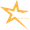 Yellow starburst logo with the words 