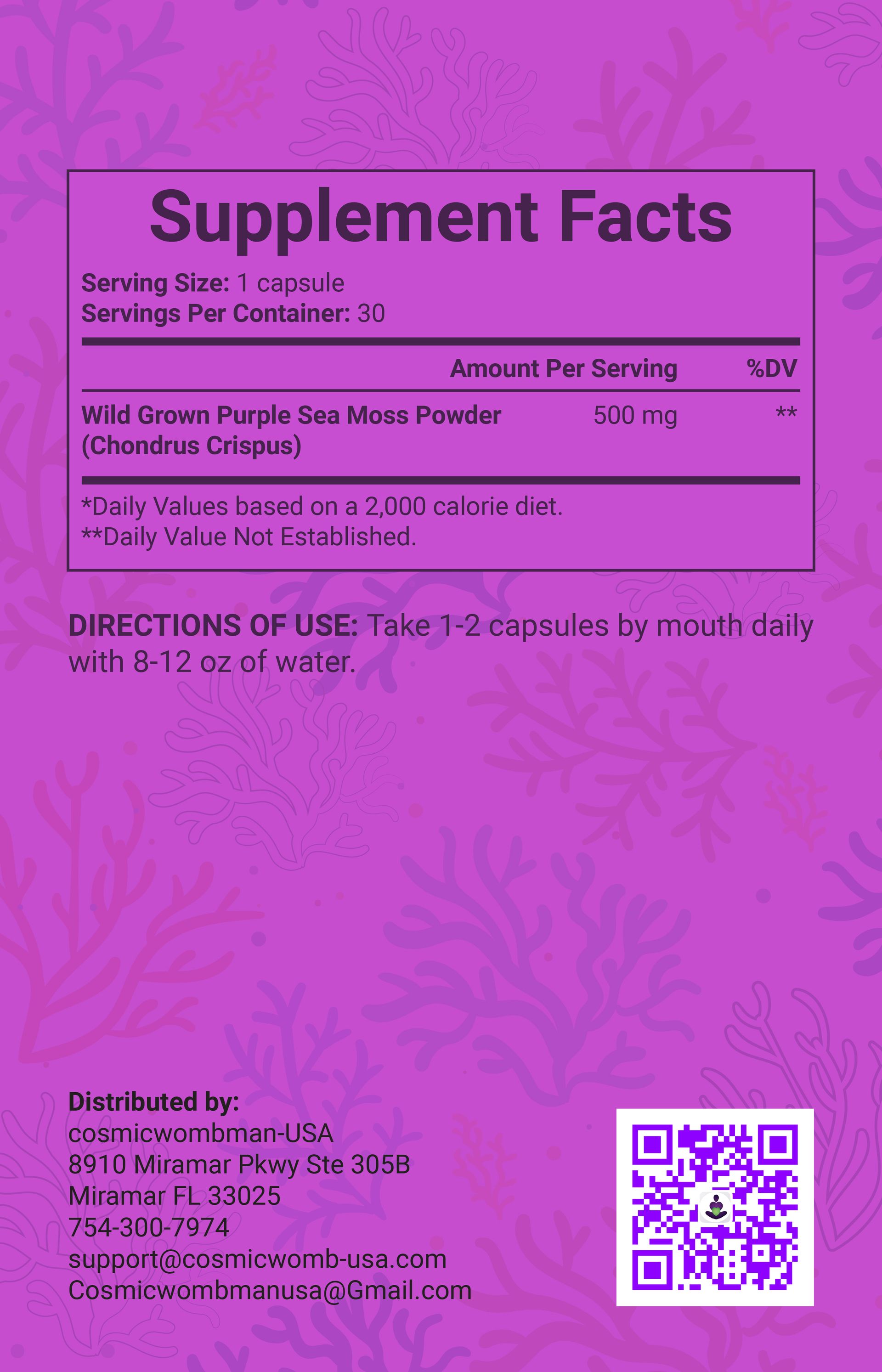 Purple sea Moss