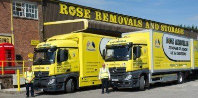 Two removal lorries