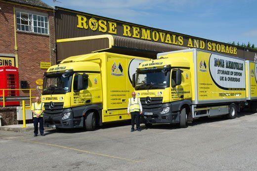 Rose Removals Lorries