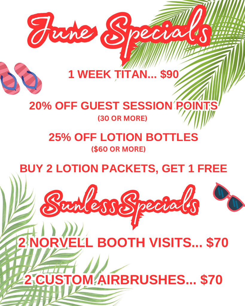 A poster for march specials at a beauty salon