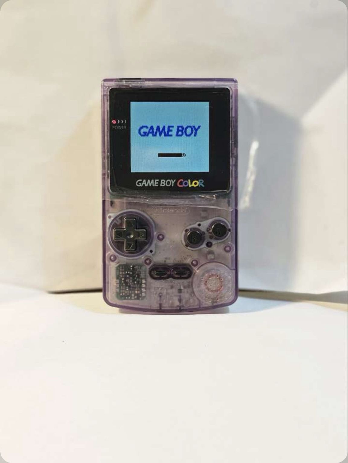 ColorCore Retro Refurbished Atomic Purple GBC-Original Shell, Backlit IPS Screen & Audio Upgrade | COLORCORE RETRO