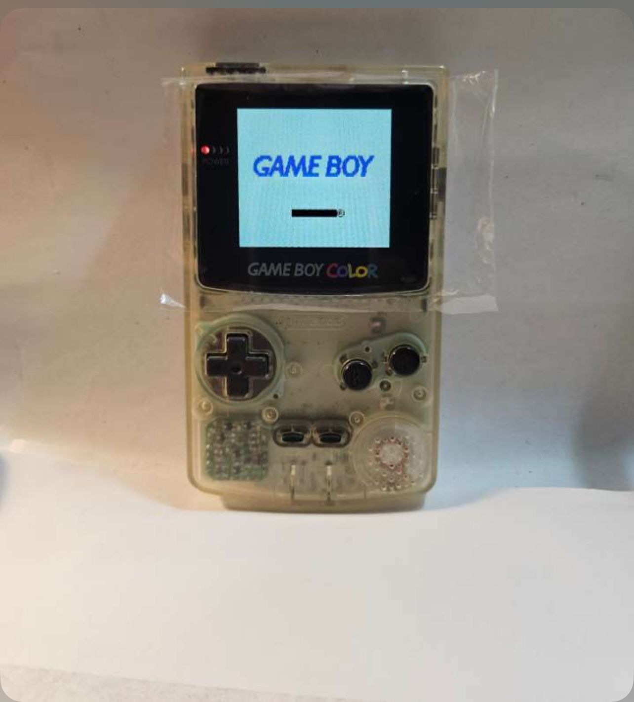 ColorCore Retro Refurbished and Upgraded Clear GBC-Original Shell, Backlit IPS Screen & Audio Upgrade | COLORCORE RETRO
