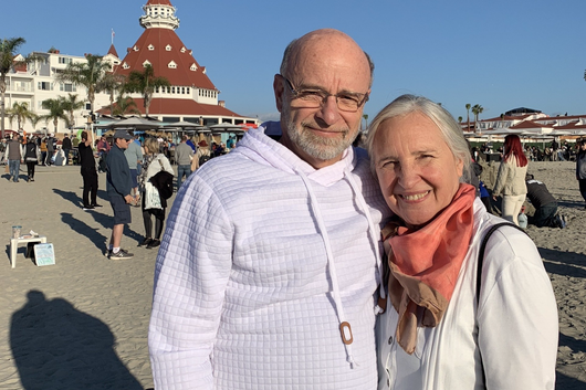 David and his wife, Peggy