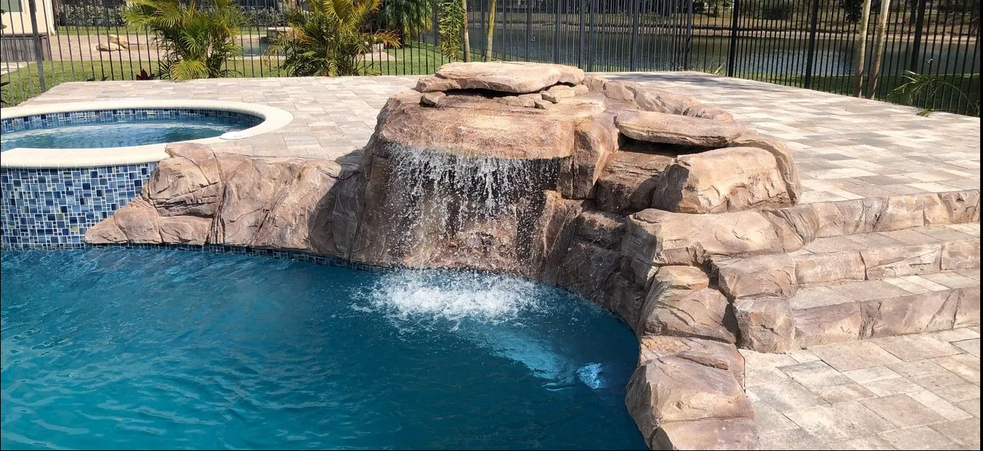 Swimming pool installation contractor completed a pool project in St. Petersburg, FL.