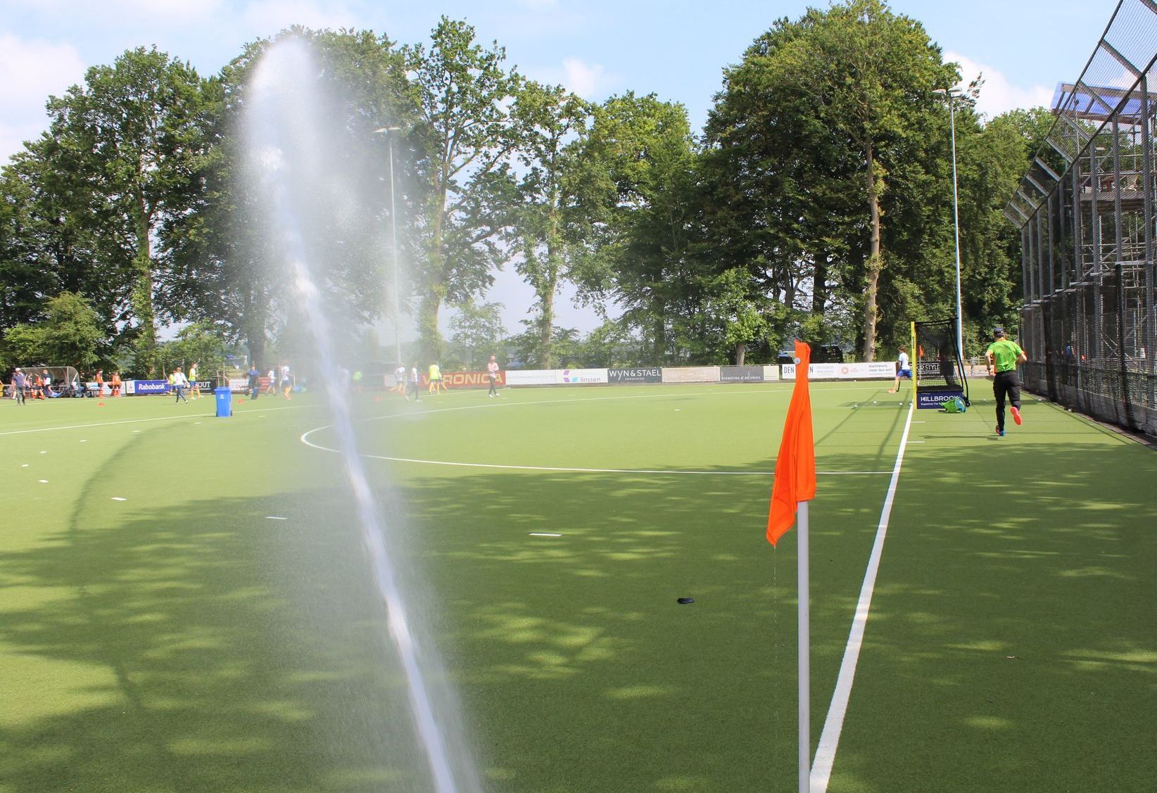 Sproeien hoofdveld - sfeerbeeld